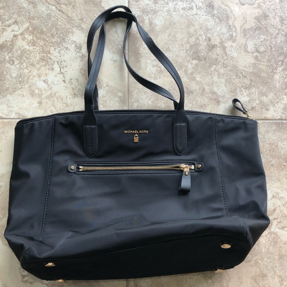Michael Kors nylon travel tote